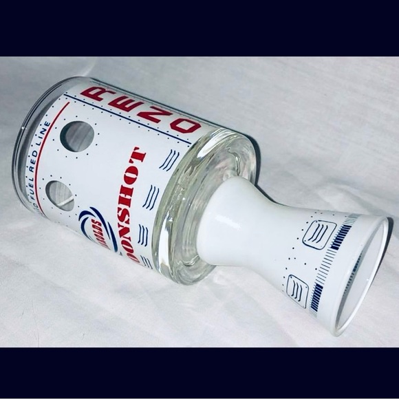 Vintage 1969 Casino Souvenir Lunar Apollo 11 Moonshot Cocktail Glass Moon Space - Picture 4 of 4